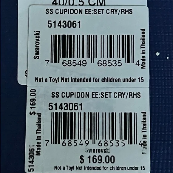 New in Box Swarovski Cupidon Jewelry Set - Picture 3 of 4